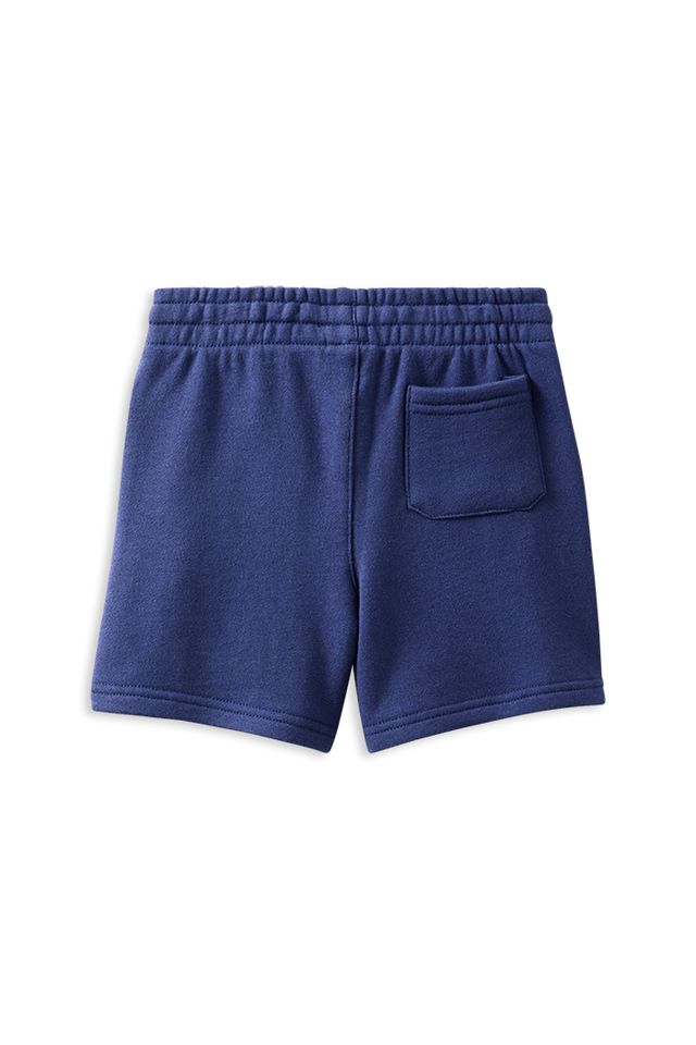 Navy Fleece Short
