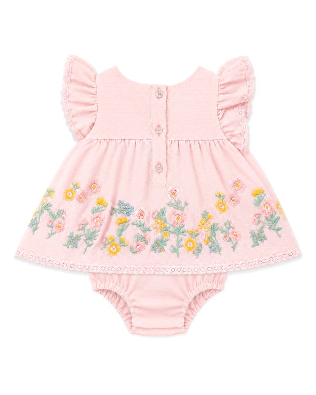 Pia Embroidered Overlay Bodysuit