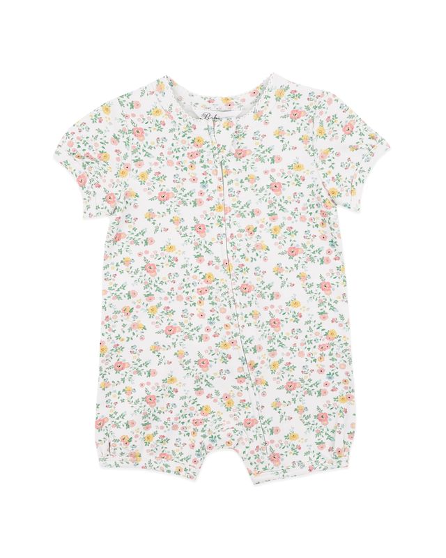 Pia Organic SS Zip Romper