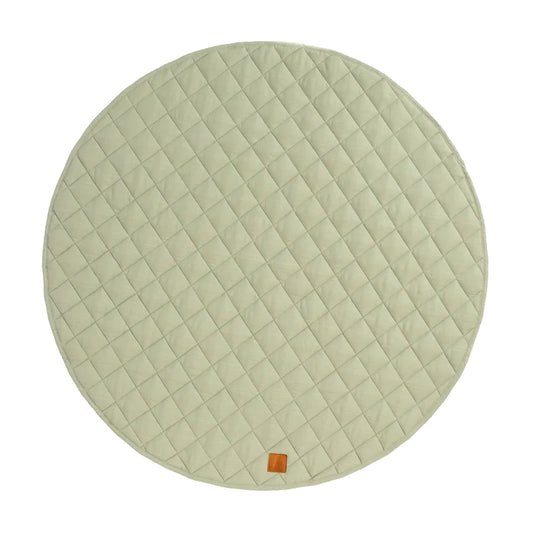 Quilted Reversable Linen Playmat - Sage