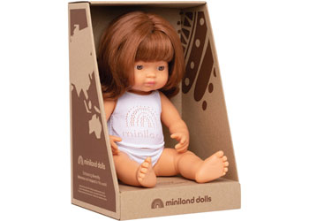 Baby Doll, Caucasian Redhead Girl, 38 cm