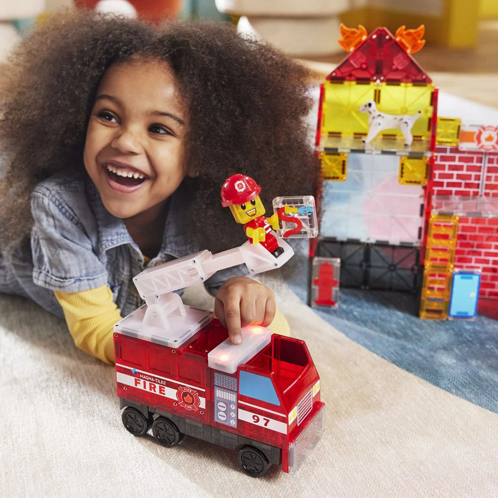MAGNA-TILES - Fire Station - 50pc Set