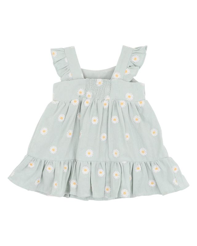 Tess Embroidered Daisy Dress