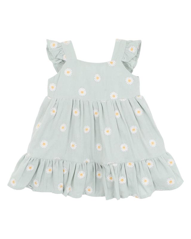 Tess Embroidered Daisy Dress