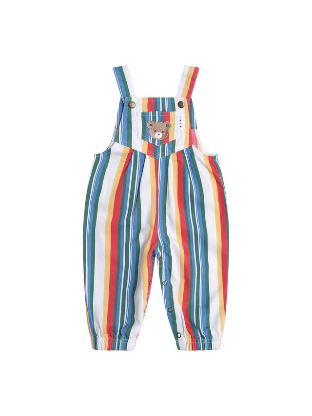 Vintage Stripe Overalls