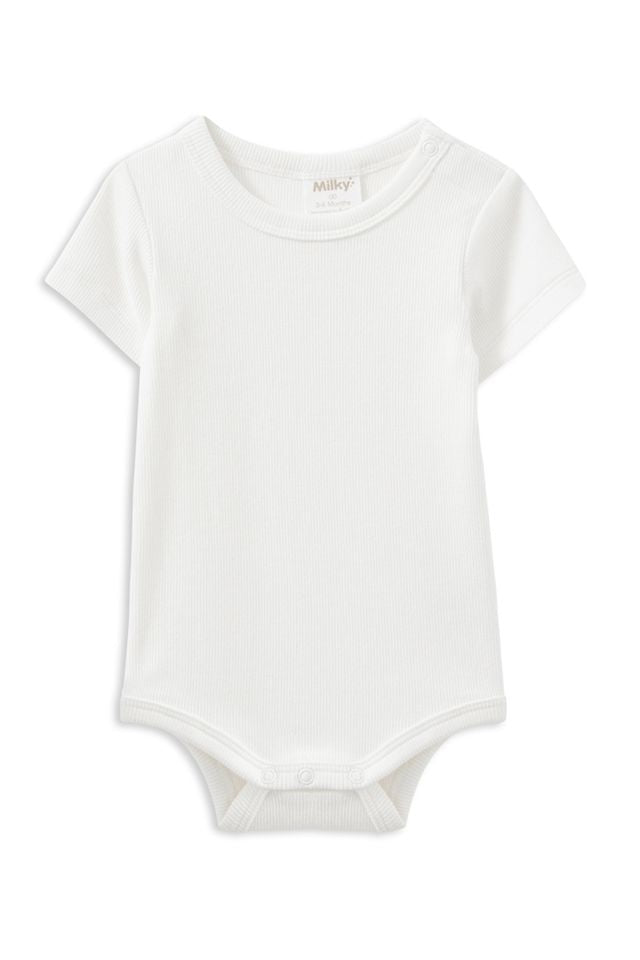White Rib Bubbysuit