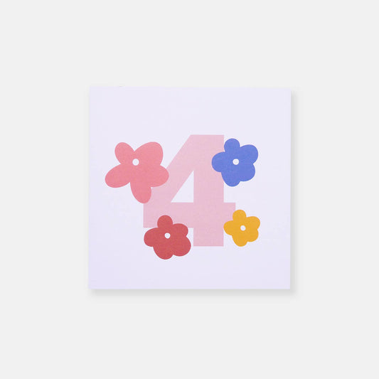 Birthday – Flower Age 4