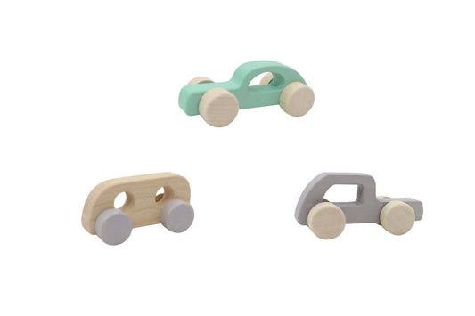 Wooden Toy - Baby Car with Handle