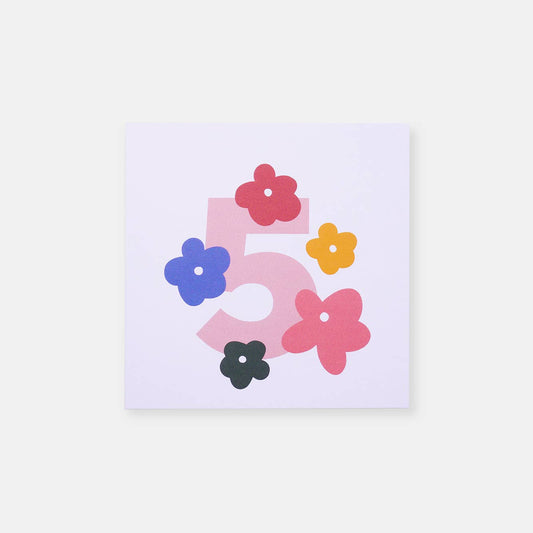 Birthday – Flower Age 5