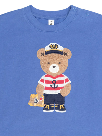 Nautical Hux Drop Shoulder Slouchy Tee