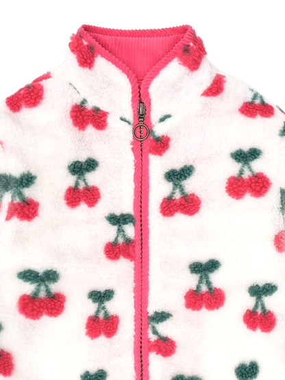 Very Cherry Sherpa Jacket