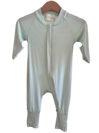 Light Weight Eco-Jumpsuit - Mint green