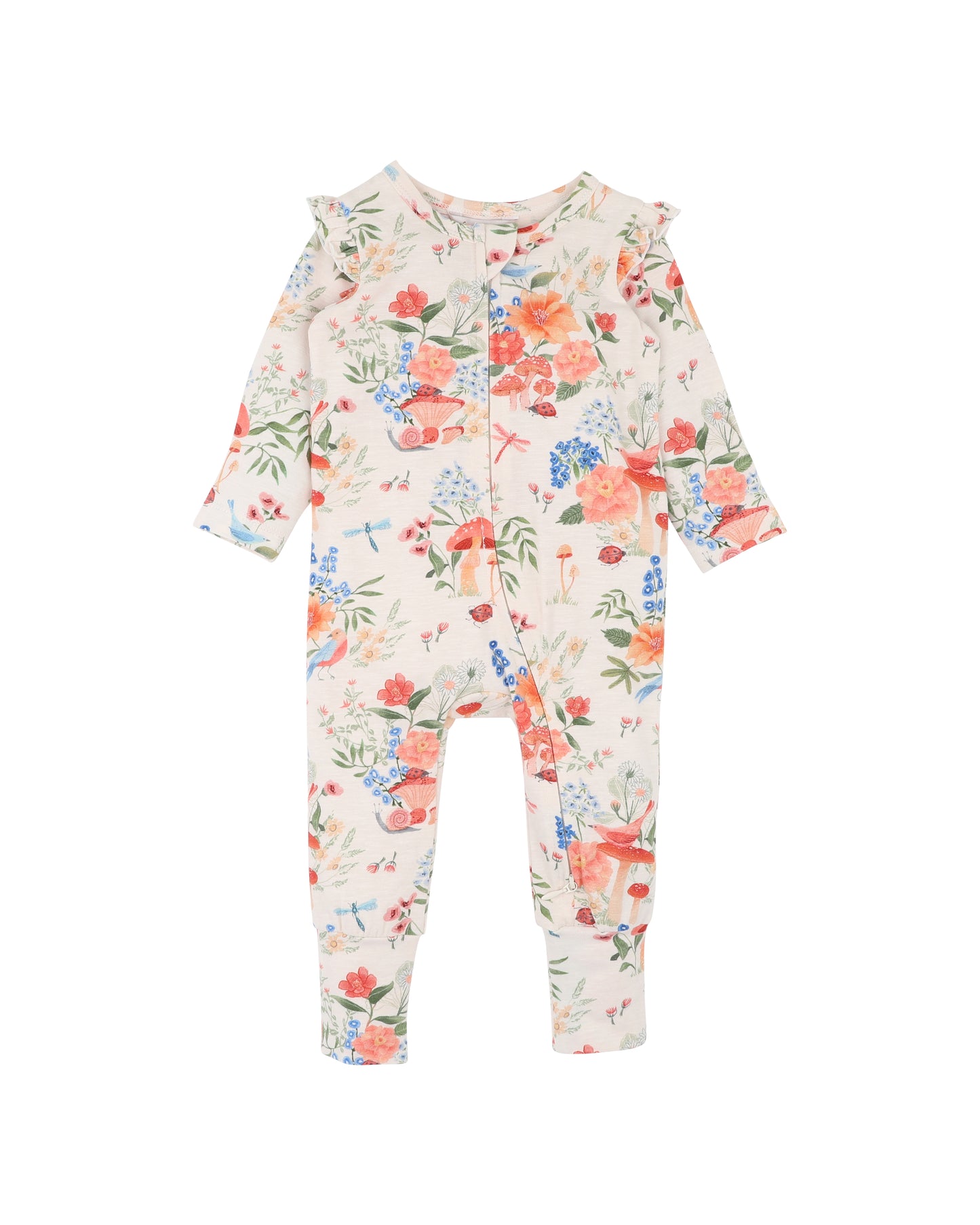 Wild Garden Organic LS Zipsuit