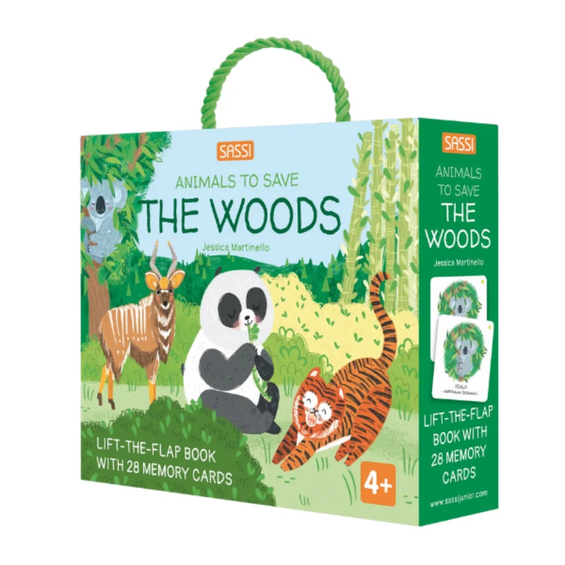 Sassi The Woods Lift The Flap Book with Memory Cards