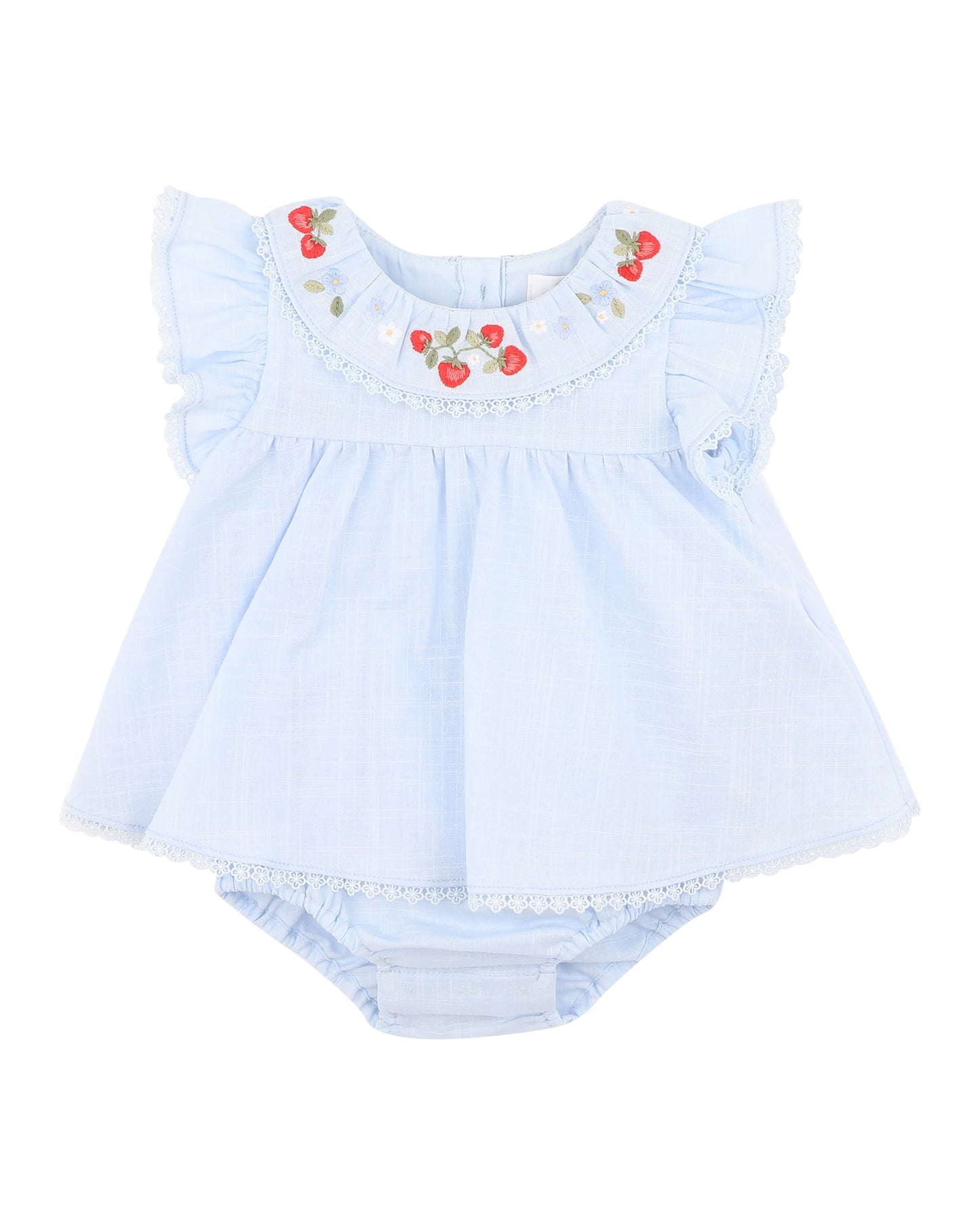Poppy Embroidered Overlay Bodysuit