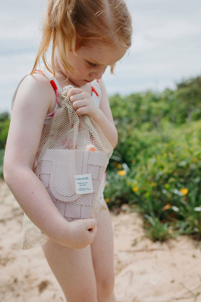 Noosa beach toy bag: Pink