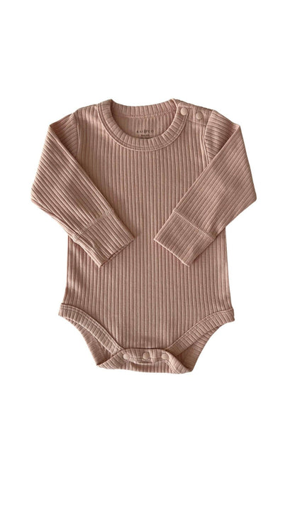 Basics Long Sleeve Bodysuit - Pink