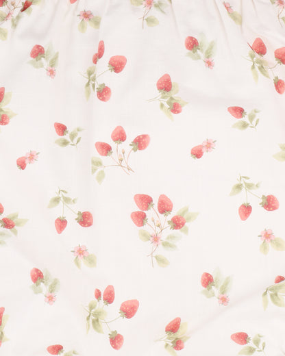Poppy Strawberry Print Romper