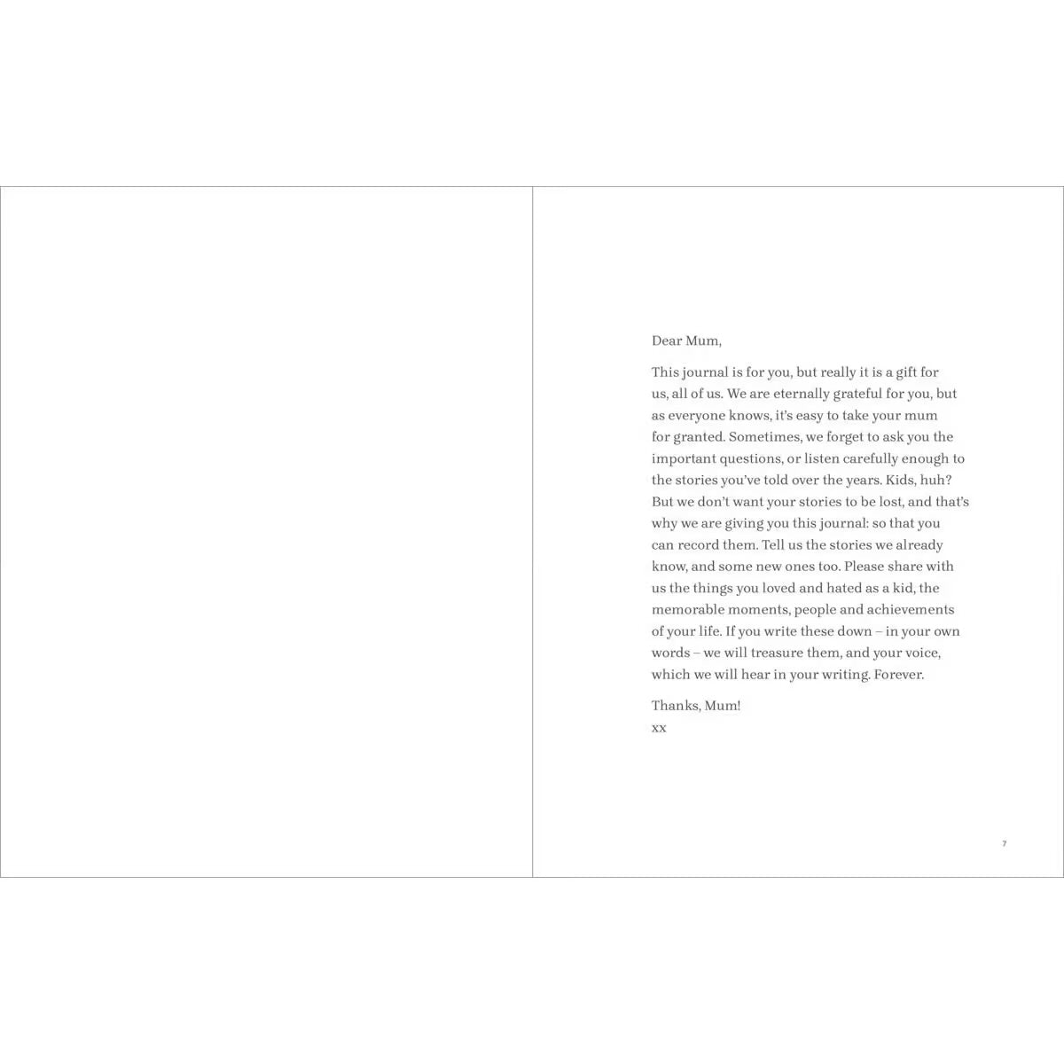 Mum journal