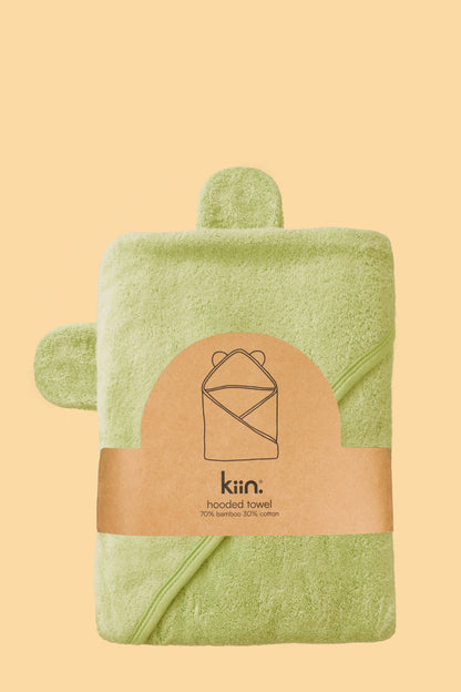 Hooded Towel - Apple