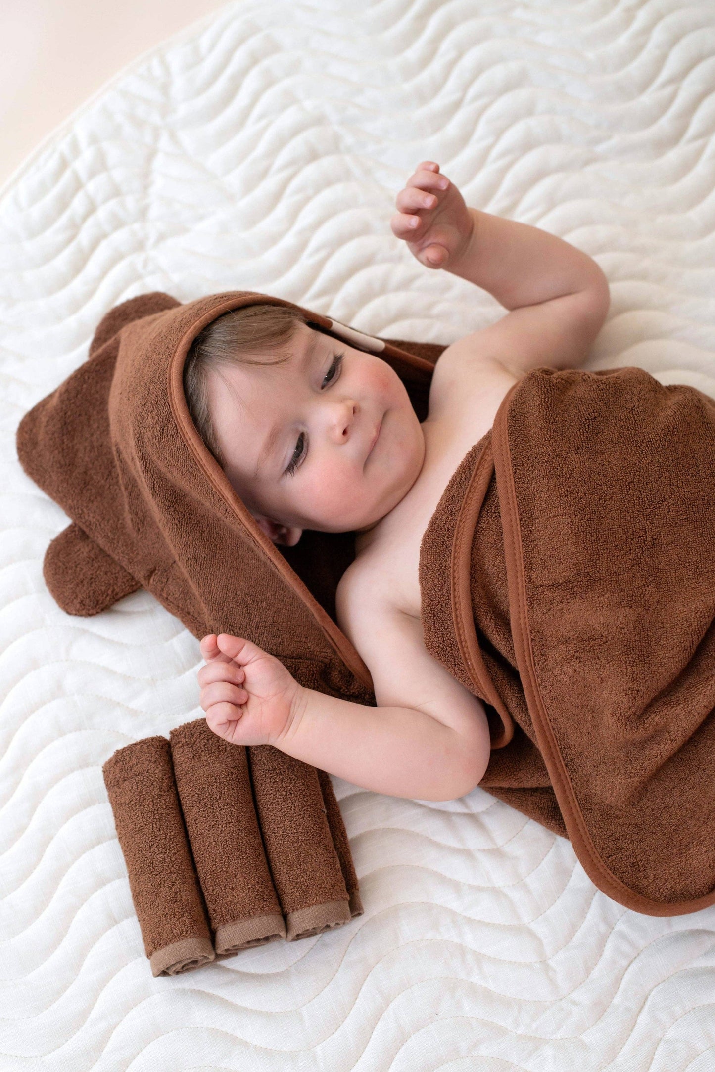 Hooded Towel: Sky