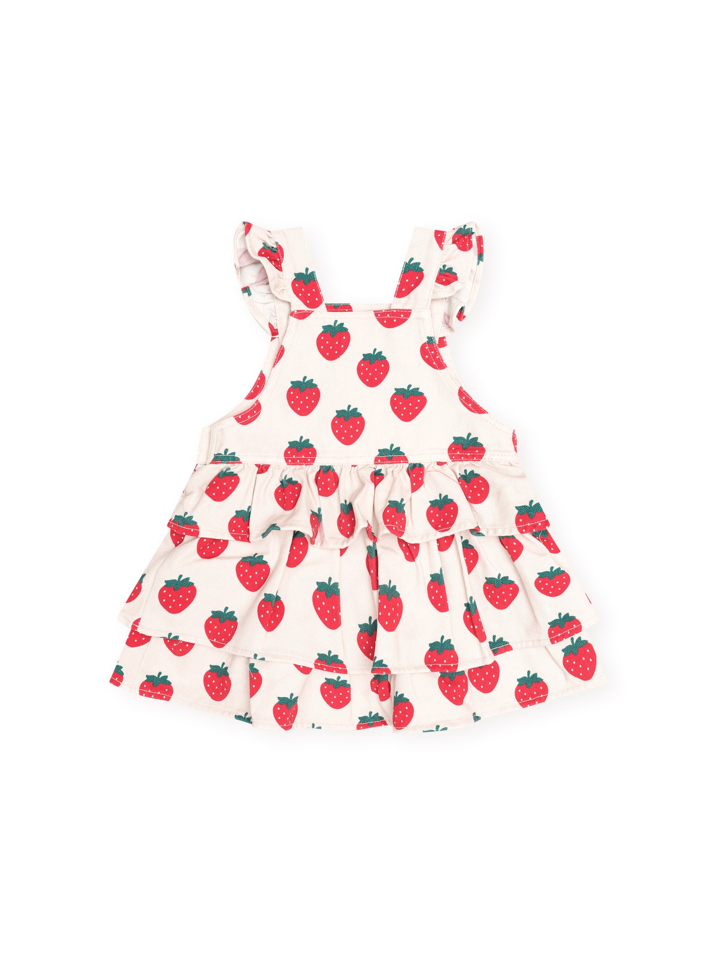 Strawberry Tiered Pinafore