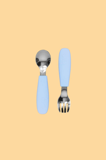 Silicone Cutlery Set: Vanilla