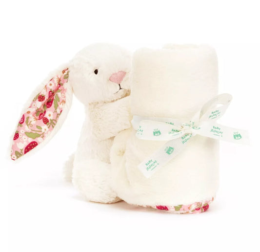 Jellycat Blossom Cream Bunny Berry Soother