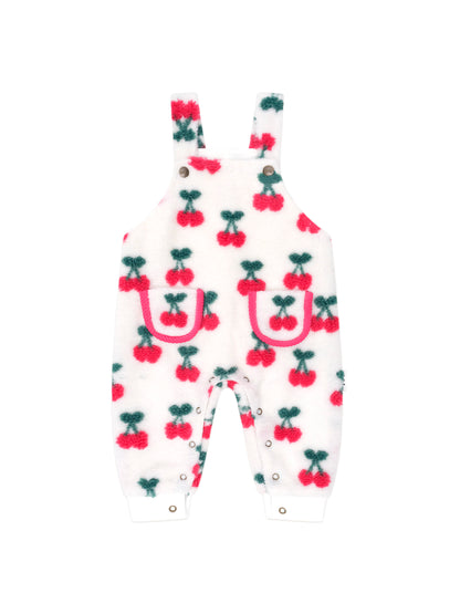 Very Cherry Sherpa Overalls