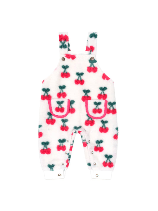 Very Cherry Sherpa Overalls