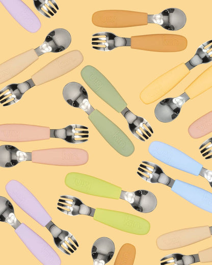 Silicone Cutlery Set: Lilac