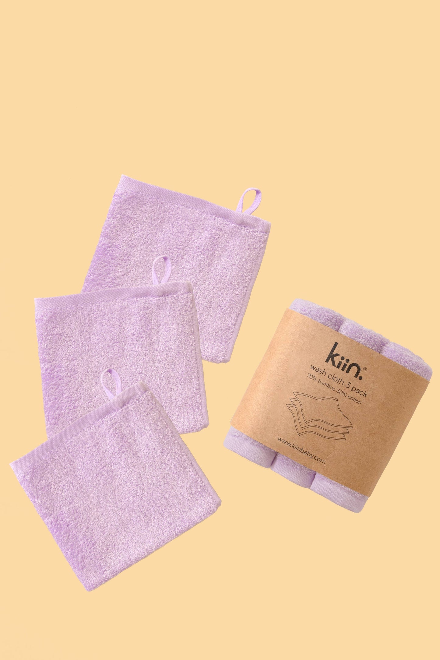 Wash Cloths 3 Pack: Ivory