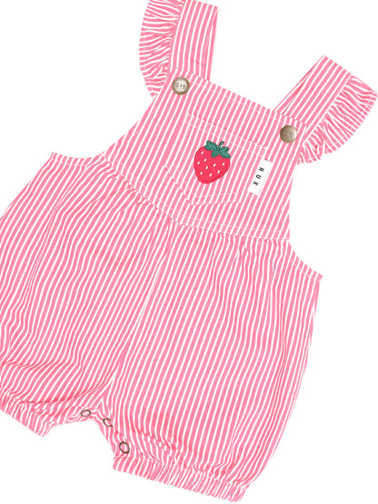 Strawberry Emb Stripe Playsuit