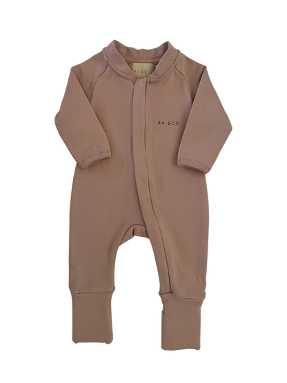 Apple Jumpsuits: Dark Beige