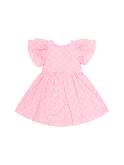 Floral Broderie Dress