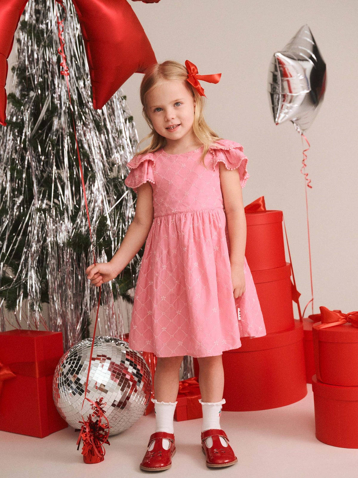 Floral Broderie Dress