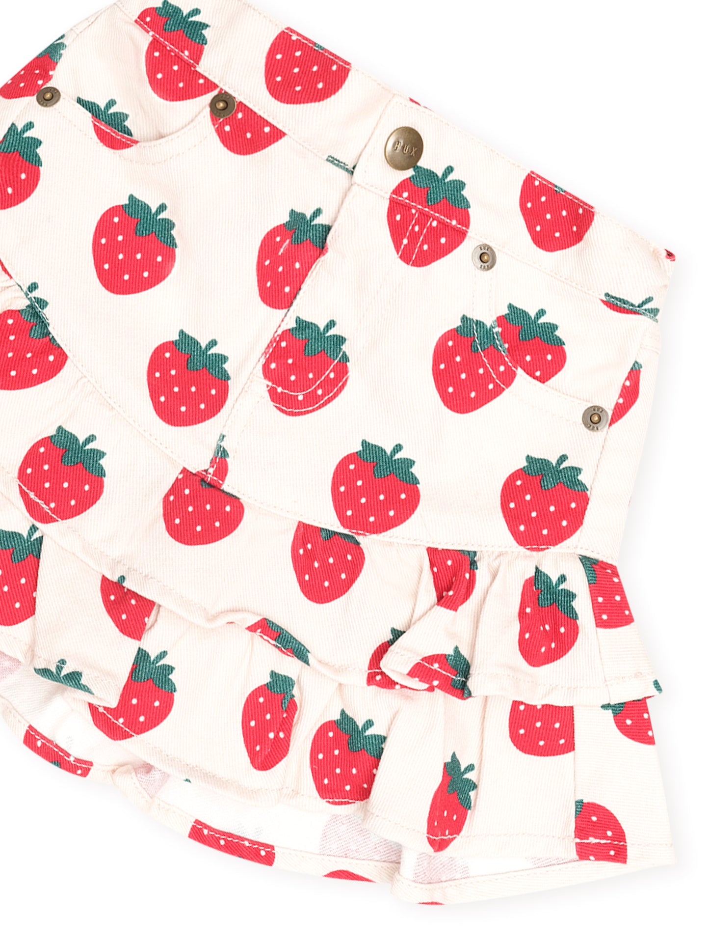Strawberry Tiered Skirt