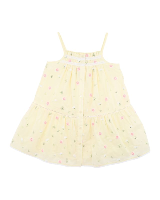 Pia All Over Embroidery Dress