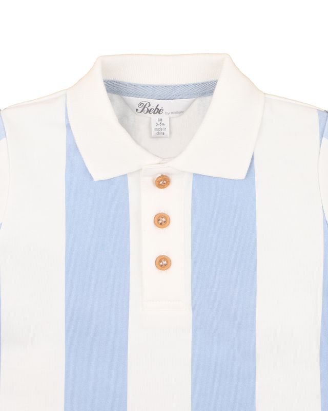Max Stripe Rugby Polo