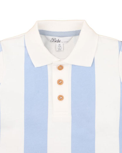 Max Stripe Rugby Polo