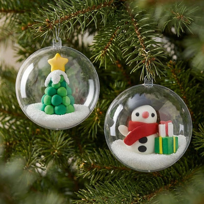 Clay Craft - Ornament Kit - Snowman & Tree