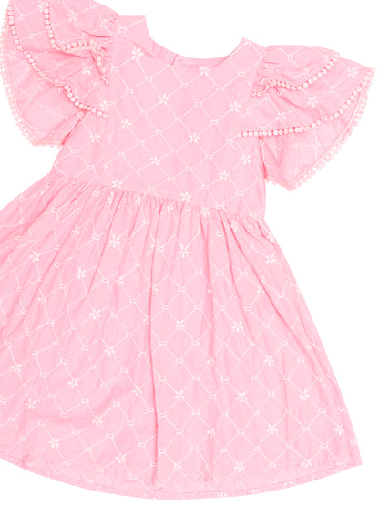 Floral Broderie Dress
