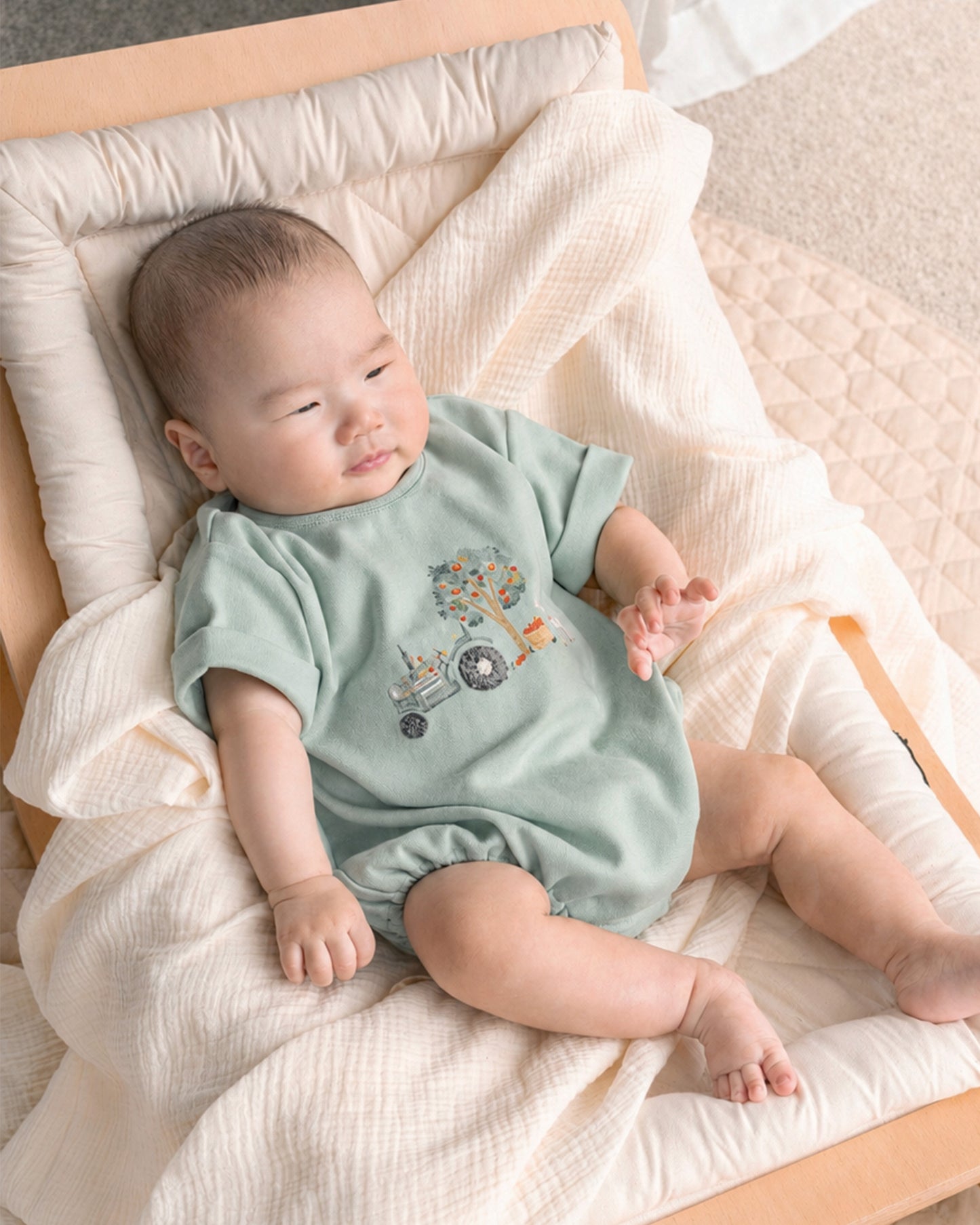 Scout Organic Tractor Oversized Bodysuit