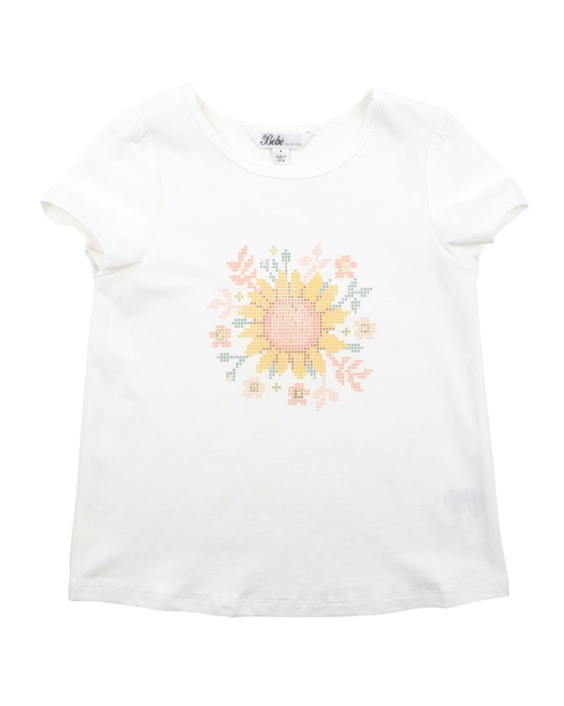 Abby Sunflower Girls Tee