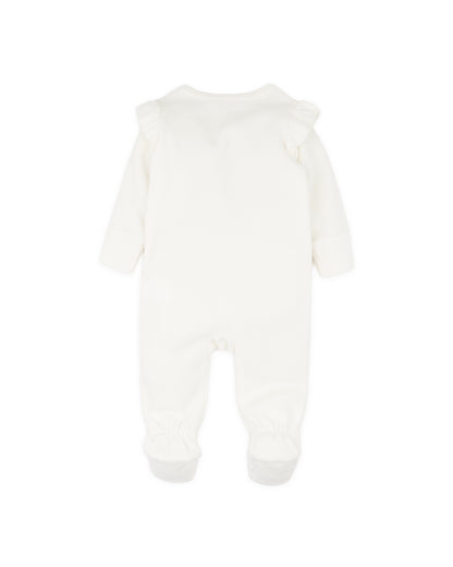 Emmy Velour Zip Onesie