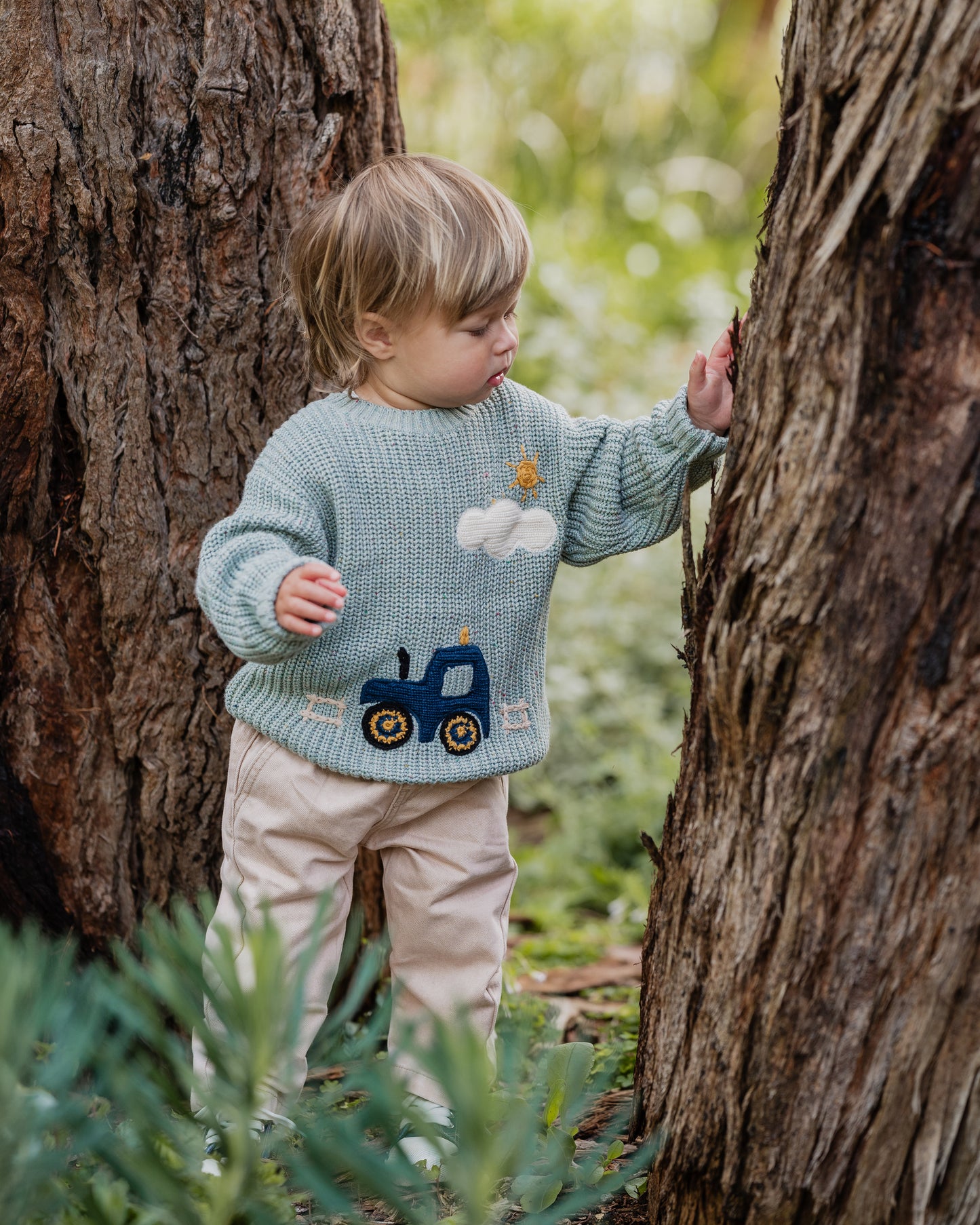 Hunter Tractor Knitted Jumper