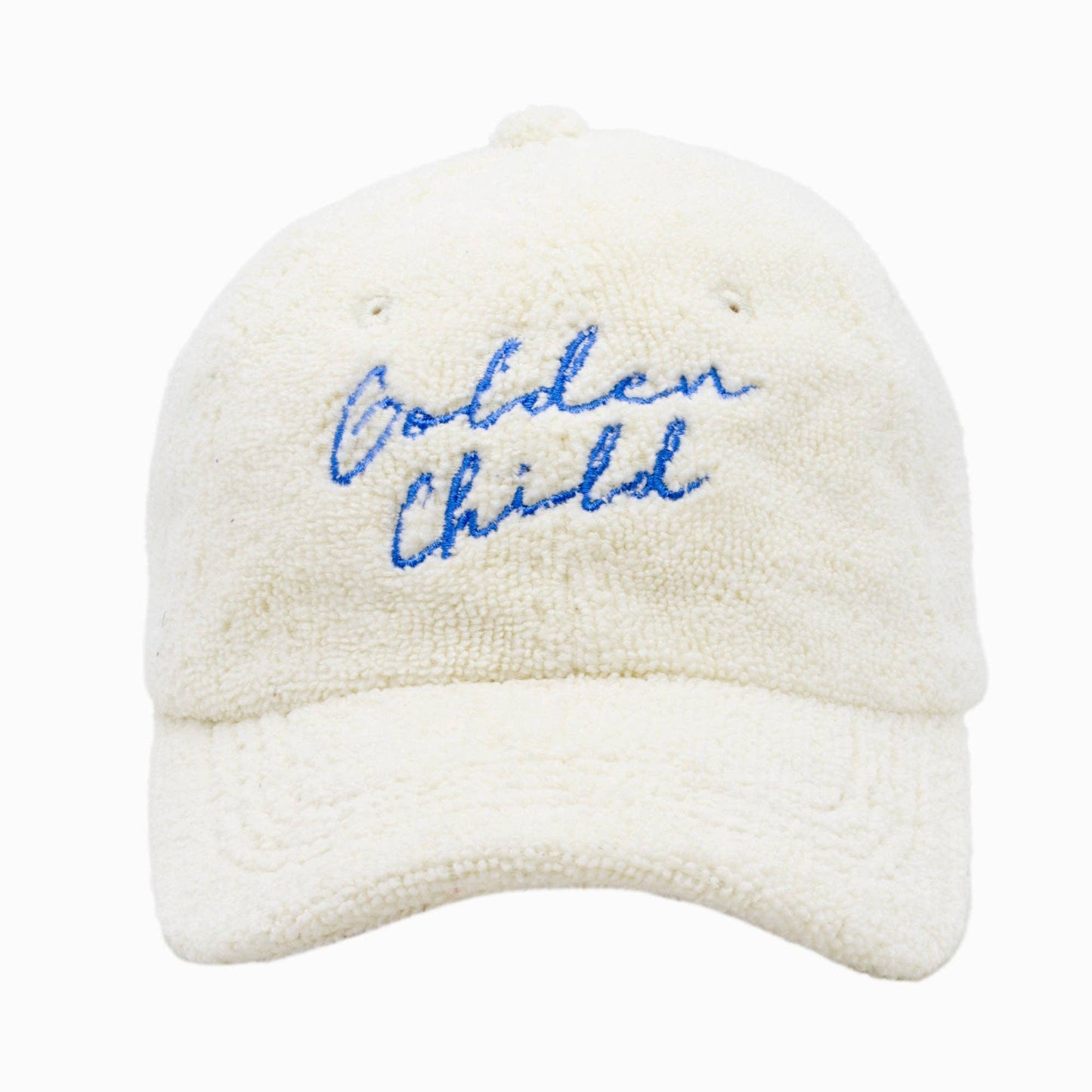 Children's Terry Towelling Cap: White