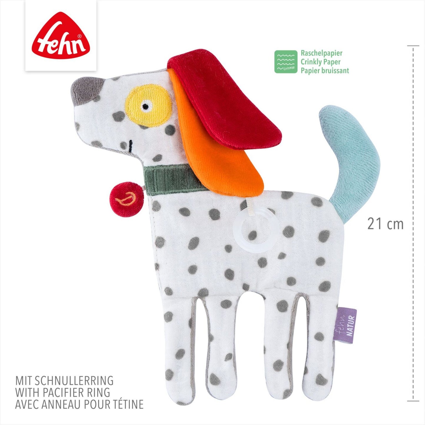 FehnNATUR Crinkle Dog