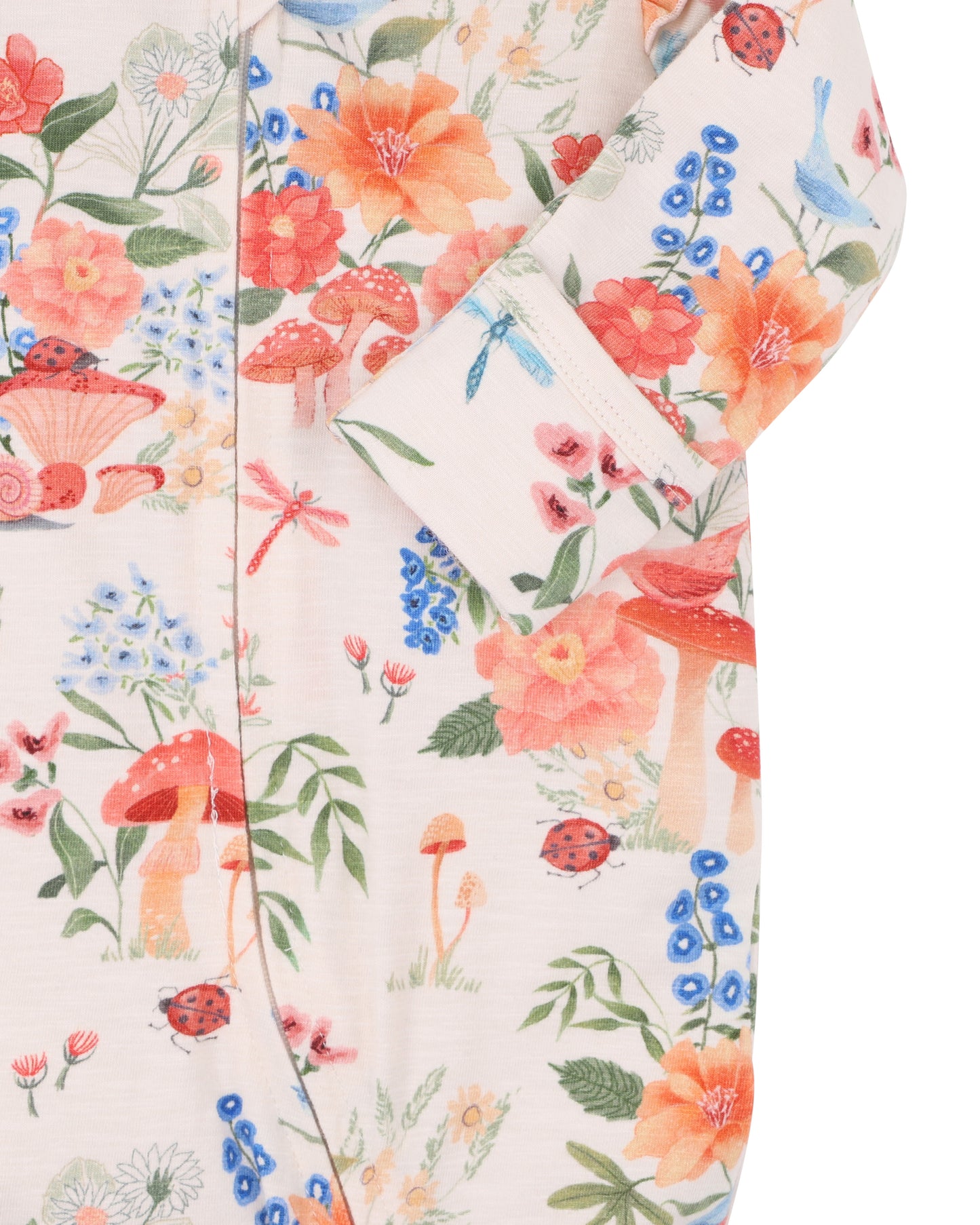 Wild Garden Organic LS Zipsuit