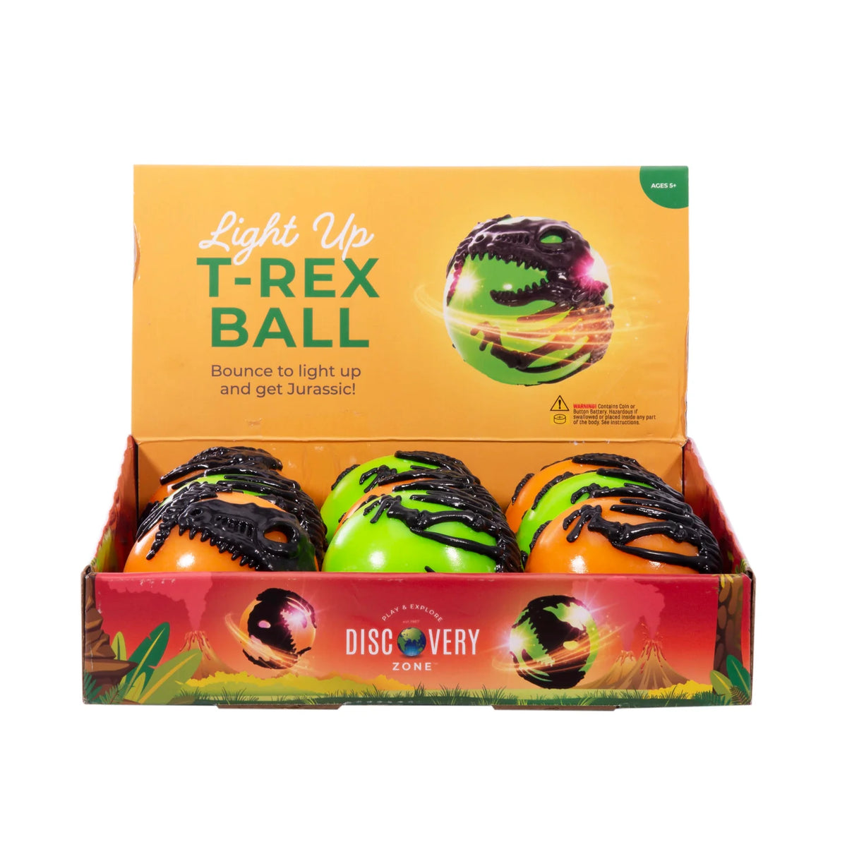 Light Up T-Rex Ball